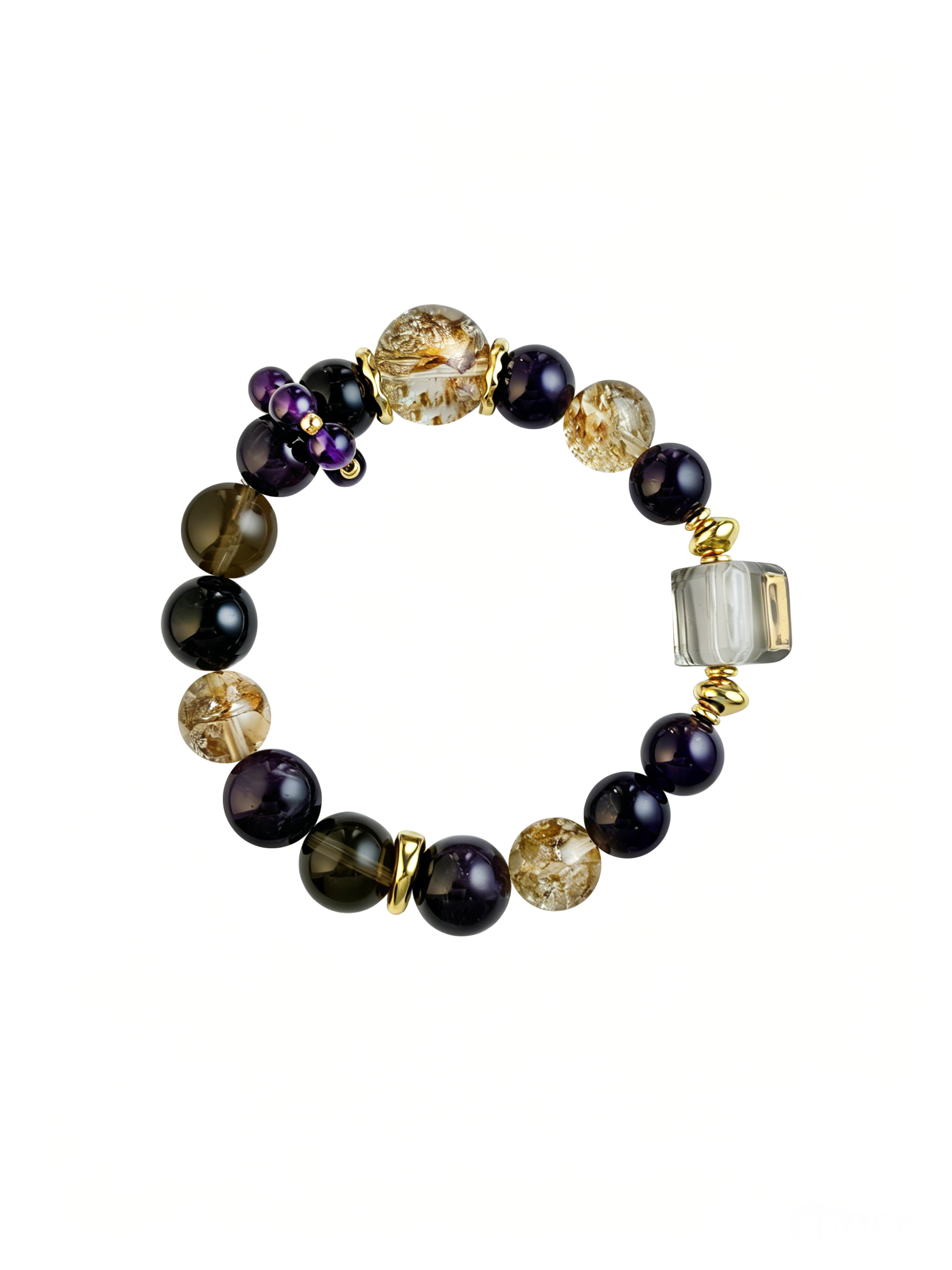 Purple Void Golden Condensation Bracelet